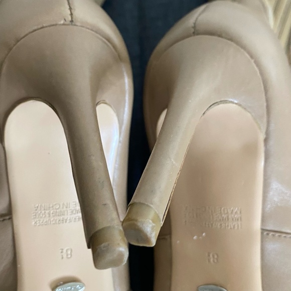 Tony Bianco Womens Caramel Leather Pointed Heel Boots- Sz- 8 1/2 - Picture 8 of 15